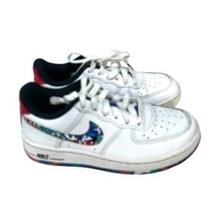 NIKE Air Force 1 Low Crayon White Multi sneakers size 12C